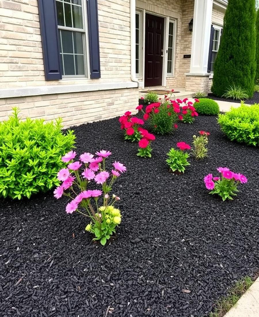 Mulch, Rock & Planting